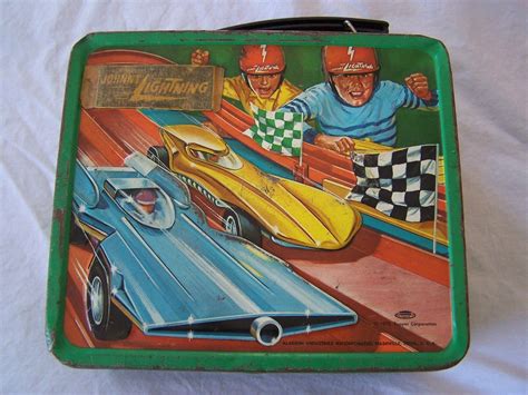 metal 1970s lunch boxes|1970s lunch box blue plastic.